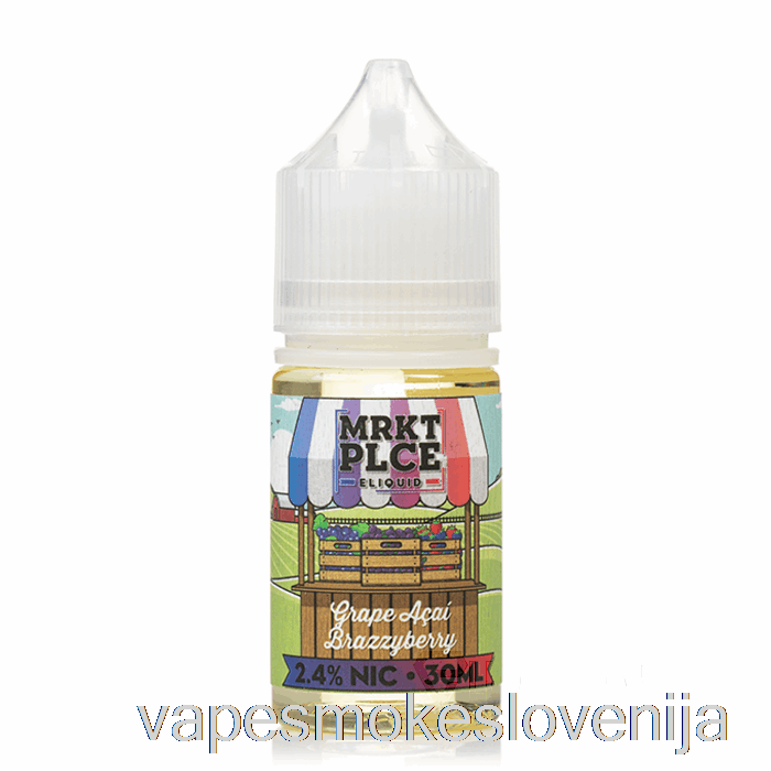 Vape Za Enkratno Uporabo Brazberry Grape Acai - Mrkt Soli - 30ml 48mg